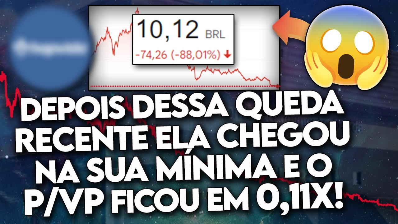 Conheça 10 AÇÕES com o P/VP ABSURDAMENTE BAIXO! (Caíram TANTO que não HOJE NÃO VALEM NADA!) - TOP 10