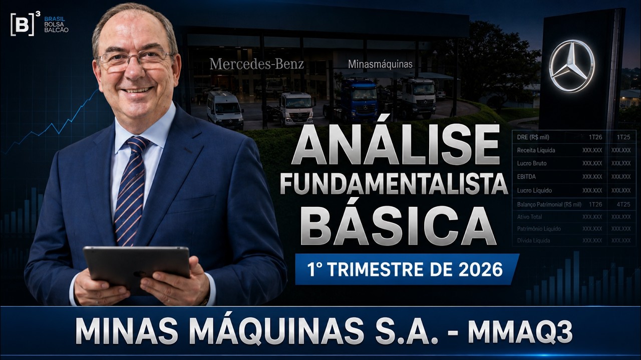 MMAQ3 - MINAS MÁQUINAS S/A. ANÁLISE FUNDAMENTALISTA BÁSICA. PROF. SILAS DEGRAF. 1o. TRIM. 2026