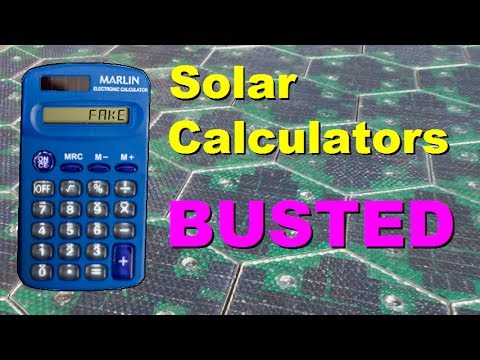 Solar Calculators Busted