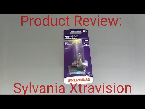Sylvania Xtravision Halogen Vehicle Headlight Bulb Comparison & Review