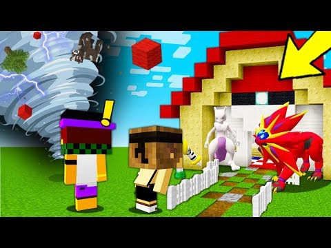 TORNADO ESTREMO vs CASA DEI POKEMON! - Minecraft ITA