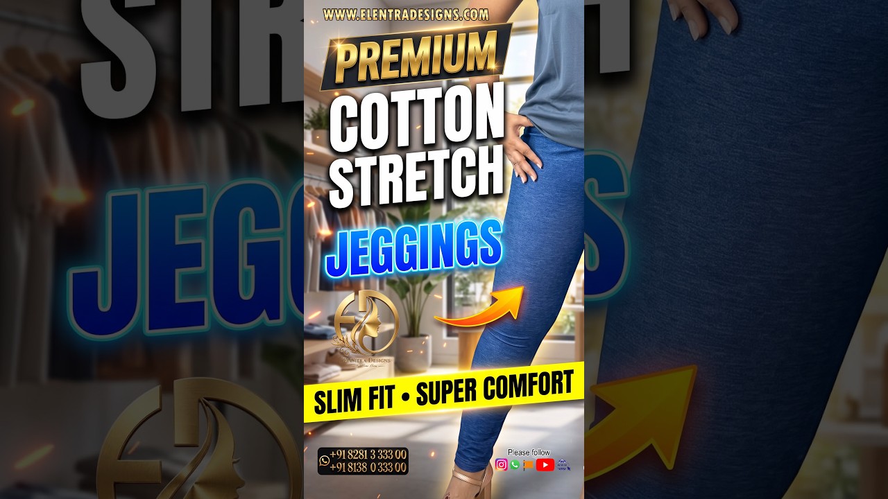 Women’s Cotton Stretch Jeggings | Slim Fit & Super Comfortable | Daily & Occasion Wear #jeggins