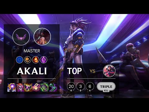 Akali Top vs Irelia - EUW Master Patch 12.5