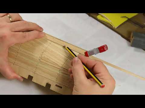 19- Colocación del primer forro del casco 4. HMS Terror - Modelismo Naval