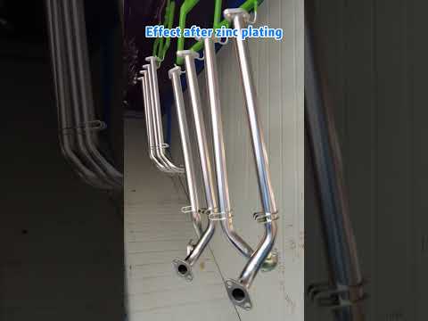 Alkaline zinc plating process for automobile parts