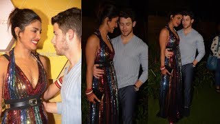 Nick Jonas - Priyanka Chopra Can't Stop Starring Each Other At Bumble Launch Party In Mumbai