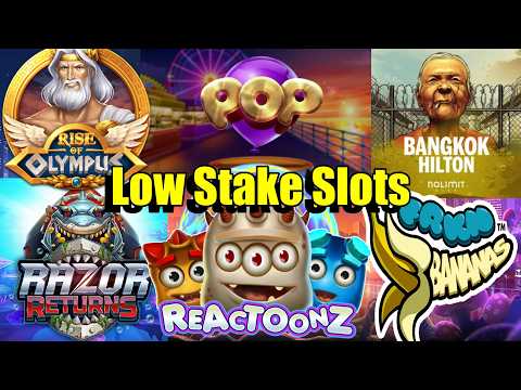 Thumbnail for video: Wednesday Slots, Razor Returns, Reactoonz, Golden Catch, Pop & So Much More