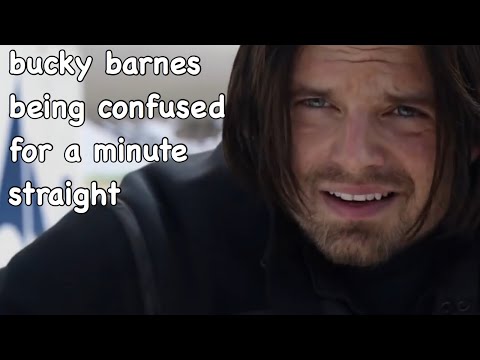 bucky barnes being confused for a minute straight