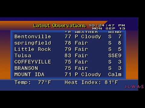 WeatherSTAR-4000 activation for (9-13-21)