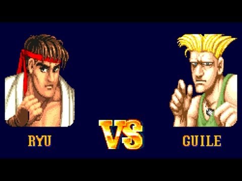 Ryu vs Guile [Street Fighter II]