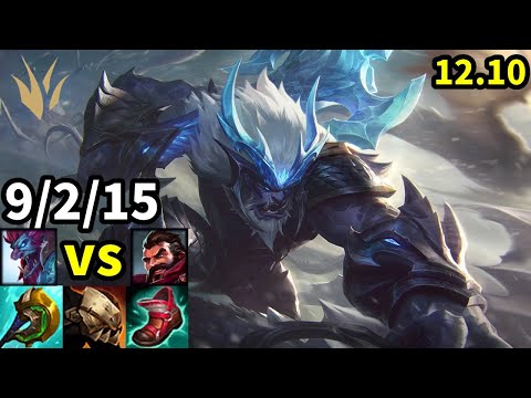 Trundle Jungle vs Graves - KR Challenger | Patch 12.10