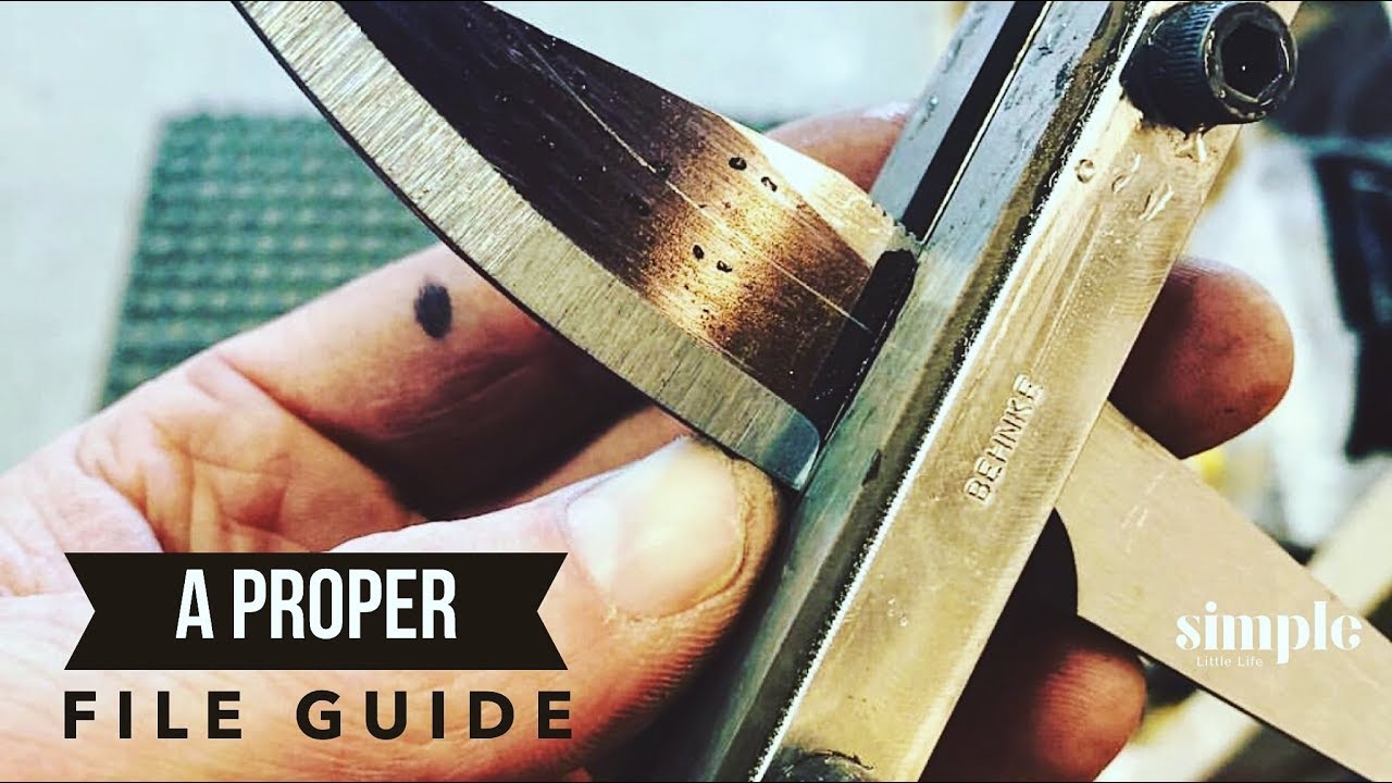 Tool Time Tuesday - A Proper File Guide - excellent tool for the knifemaker - TTT -