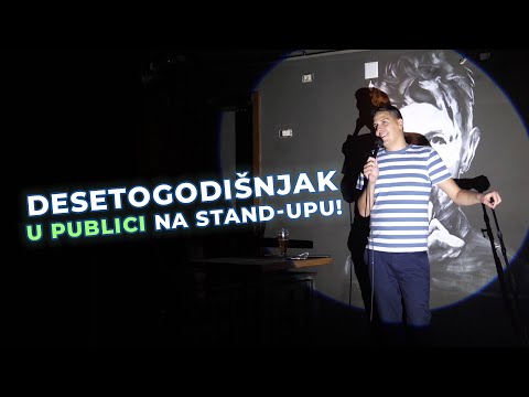 Desetogodišnjak na stand-up nastupu - Ivica Lazaneo