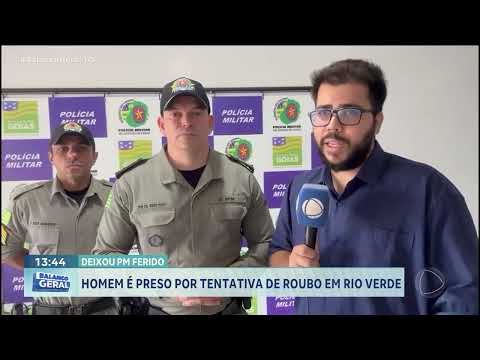 Homem é preso por tentativa de roubo em Rio Verde