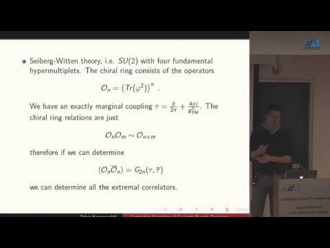 Zohar Komargodski- Trace Anomalies and the Correlation Functions of Coulomb Branch Operators