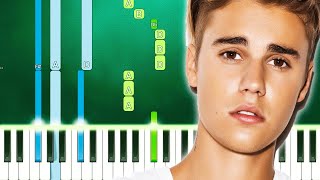Justin Bieber - Intentions ft Quavo (Piano Tutoria