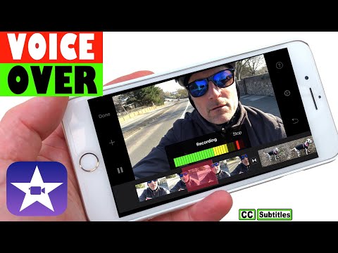 iMovie iOS How to add a Voiceover Narration on your iMovie Project Video