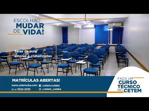 CETEM - Conheça a nossa estrutura de salas de aulas