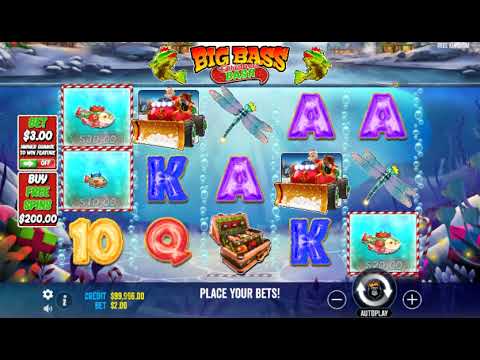 Big Bass Christmas Bash – Video Gameplay