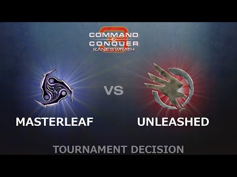 C&C3: Kane's Wrath 1v1 - Masterleaf (T59) vs. Unleashed (GDI)