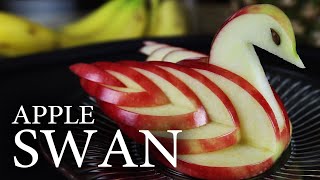 How to Make an Edible Apple Swan!