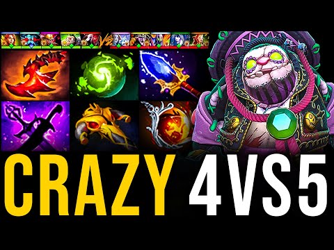 🔥 How Pudge Won 4VS5 Against Counter Pick Timbersaw 🔥 | Pudge Official