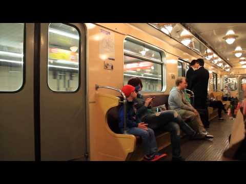 Pražské metro: EČS, Vltavská - Muzeum, linka C, 8.5.2015