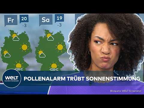 Video Thumbnail: SONNENWETTER DEUTSCHLAND: Frühlingshafte Temperaturen – doch Pollen und Feinstaub steigen!
