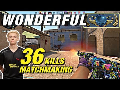 w0nderful matchmaking mirage game (36 kills) CSGO w0nderful POV