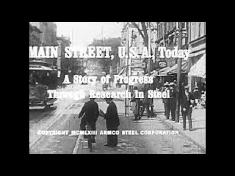 Steel Manufacturing: Main Street USA Today 1963 Educational Documentary WDTVLIVE42 - The Best Docume