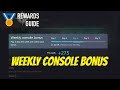 Weekly Console Bonus on Xbox, Microsoft Rewards