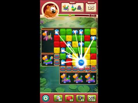 Toon Blast Level 3296 - NO BOOSTERS 🐻🐺🐱 | SKILLGAMING ✔️