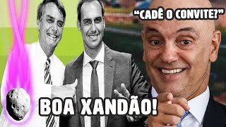 XANDÃO MANDA BOLSONARO APRESENTAR CONVITE DA POSSE DE TRUMP E EDUARDO BOLSONARO RECLAMA | PLANTÃO