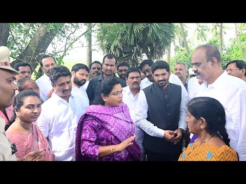 Dist Collector C.Nagarani,IAS,2025-26 ఖరీఫ్ సీజన్ తొలిమీ ధాన్యం కొనుగోలు కేంద్రం opening at pentapadu mandalam raavipaadu