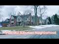 A Peaceful Suburban Neighborhood In Upstate New York USA Avon Crest West Neighborhood