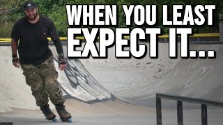 Half Concussed Before I Started Skating // Aggressive Inline Skate Vlog