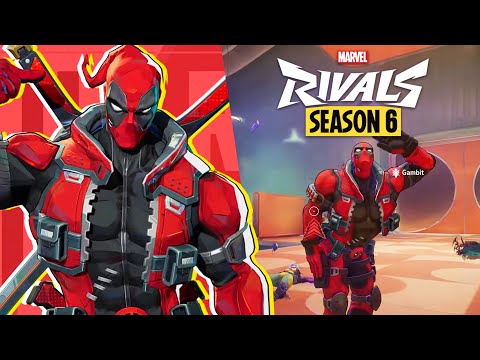 DEADPOOL GAMEPLAY FULL BREAKDOWN AND ABILITIES IN MARVEL RIVALS SEASON 6!