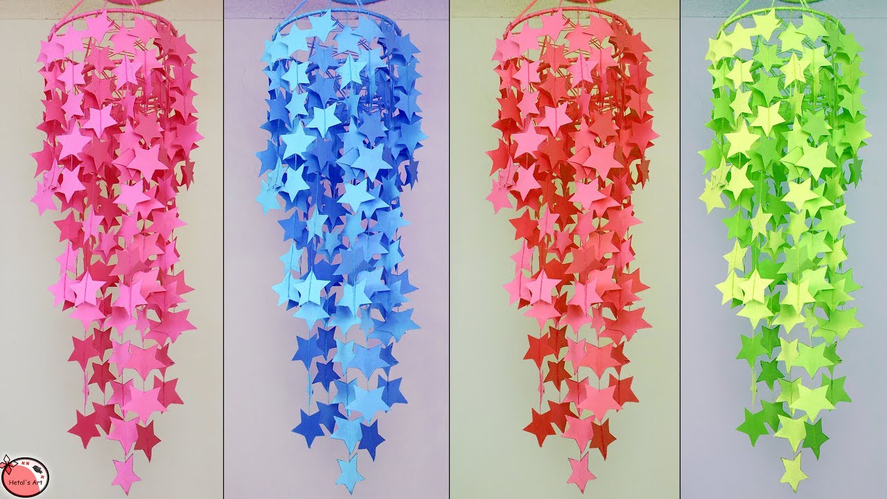 Make Paper Wall Hanging Paper Craft Easy