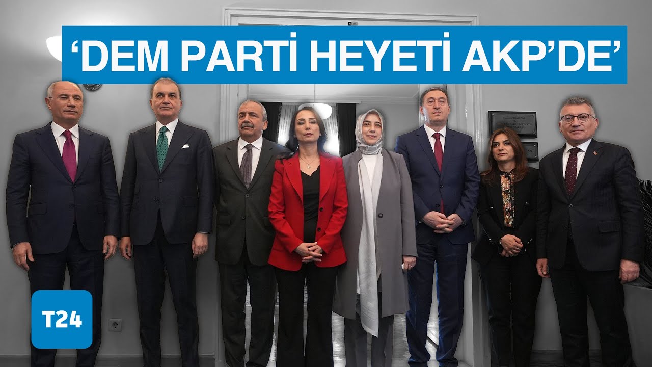 DEM Parti, AKP-MHP ile 'barışın hukukunu konuştuklarını' açıkladı.