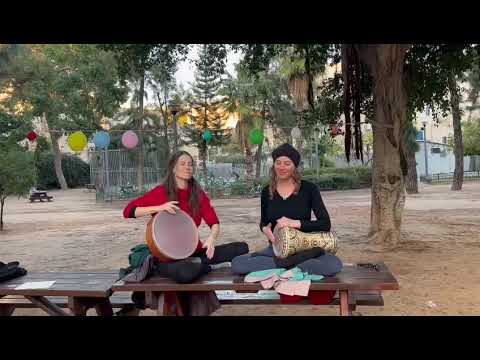 Frame Drum & Darbuka Improv in 5 | with Marla Leigh & Raquy | Tel Aviv, Israel