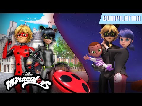 MIRACULOUS | 🐞 Compilation 🐾 | FULL EPISODES ▶️ [Backwarder - Reflekdoll - Weredad] Season 3