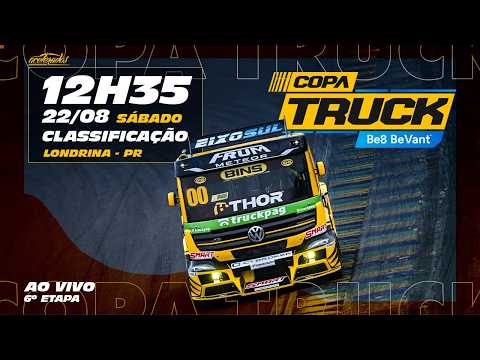 COPA TRUCK AO VIVO E COM IMAGENS - Qualificação  - LONDRINA/PR - Sábado (22/08) - 12h35
