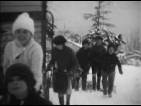 Enfants en traineau