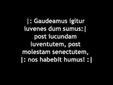 gaudeamus igitur