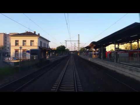 Hyperlapse von Lollar über Friedberg und Frankfurt/M. nach MA-Friedrichsfeld