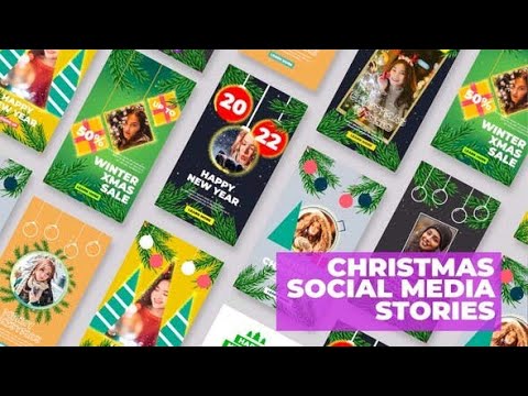 Apple Motion Template | Christmas Social Media Stories FCPX
