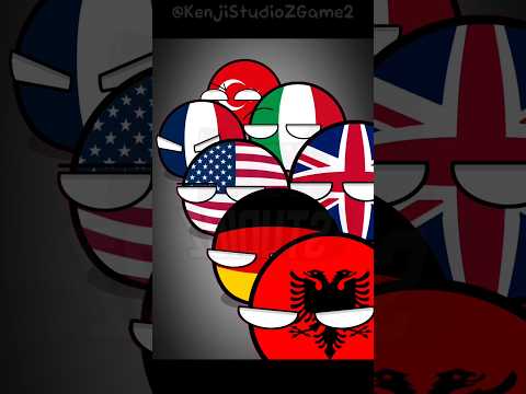 Eternal Enemies || Serbia Vs Albania || [ CountryBalls ] || #countryballs #shorts