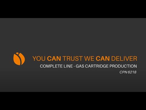 Video - Gas Cartridges non-Refillable production line