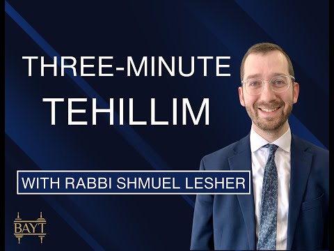 Three-Minute Tehillim - Perek 8
