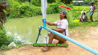 Hybrid Free Energy water pump auto switch from Siphon to drum